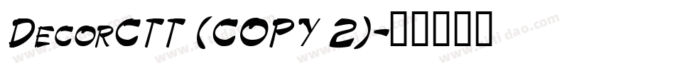 DecorCTT (COPY 2)字体转换
